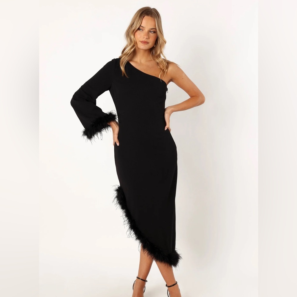 Petal & Pup Dame One Shoulder Midi Dress